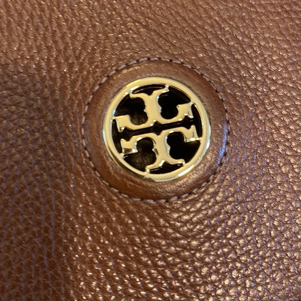 Tory Burch “Junction” Brown Leather Riding Boots – Size 7, Box Included